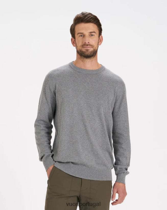 urze cinza suéter fluente homens Vuori 68NJ8J581 roupas