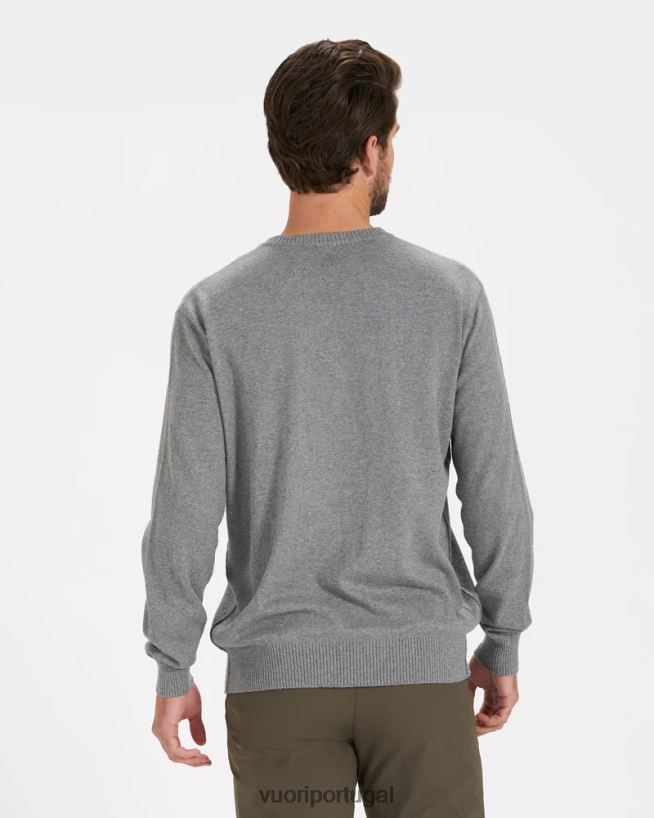 urze cinza suéter fluente homens Vuori 68NJ8J581 roupas