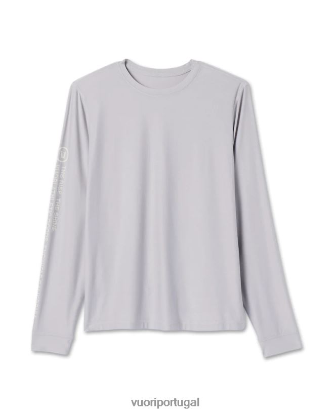 urze platina camiseta de água uluwatu 23 de manga comprida homens Vuori 68NJ8J606 roupas