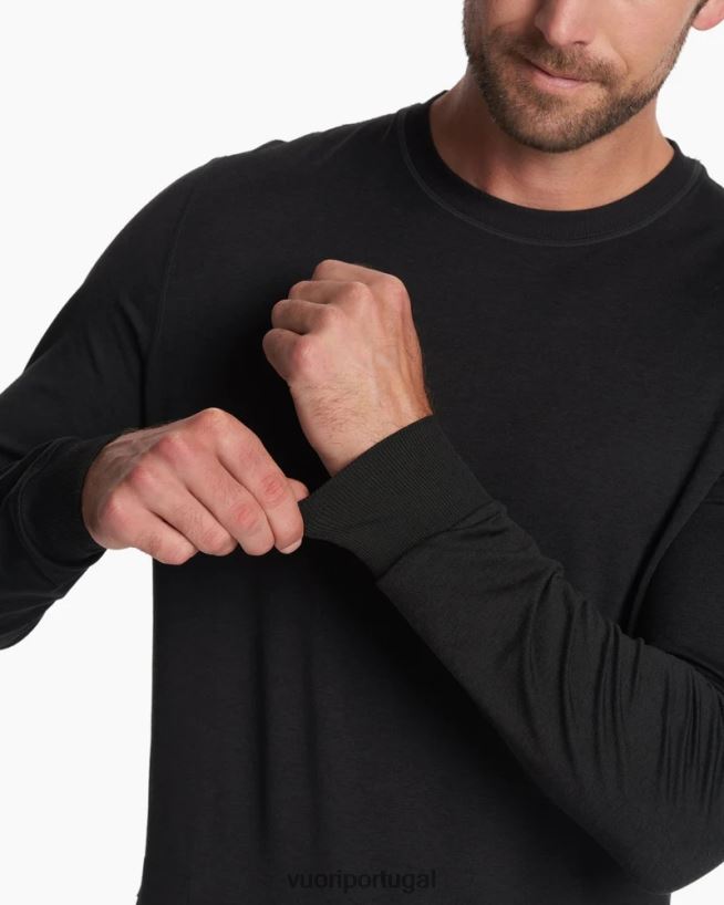 urze preta equipe de desempenho do ponto homens Vuori 68NJ8J556 roupas