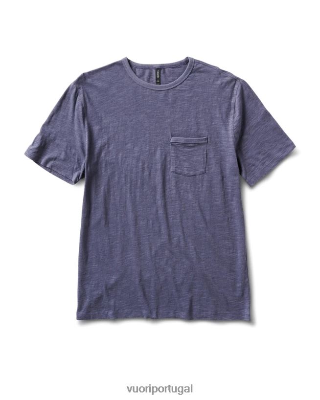 azul a camiseta de ascensão homens Vuori 68NJ8J509 roupas