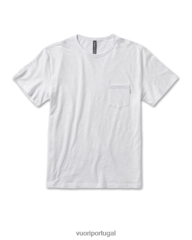 branco a camiseta de ascensão homens Vuori 68NJ8J484 roupas