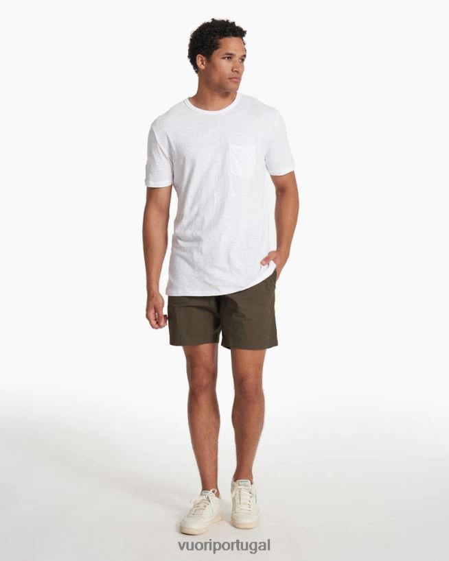 branco a camiseta de ascensão homens Vuori 68NJ8J484 roupas