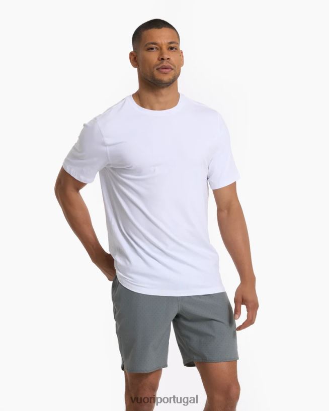 branco camiseta tuvalu homens Vuori 68NJ8J463 roupas
