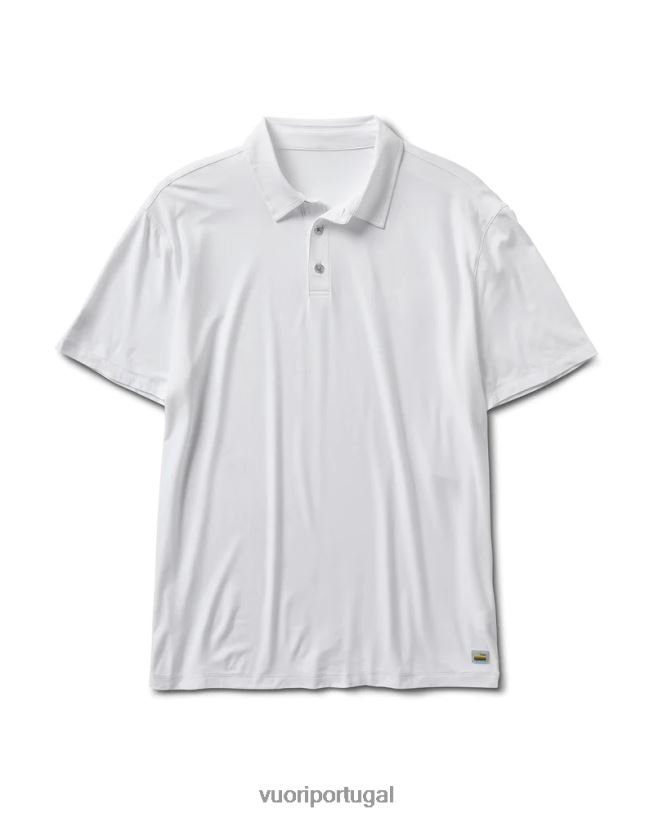 branco polo tech strato homens Vuori 68NJ8J519 roupas