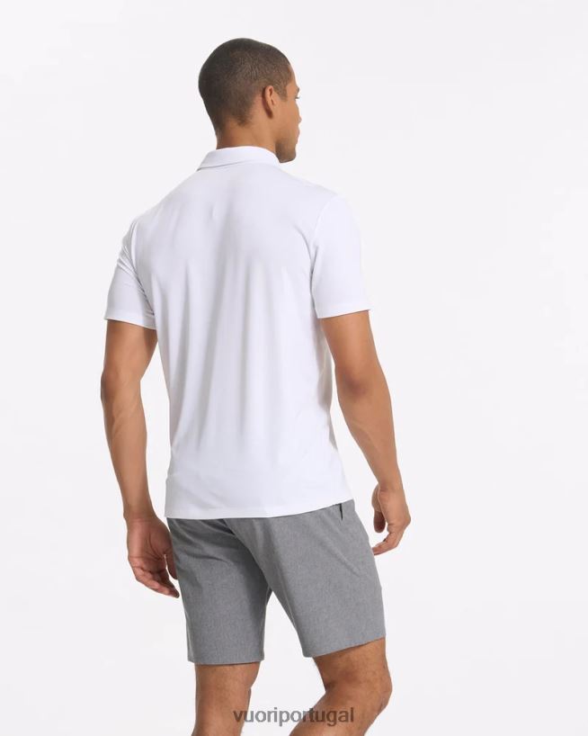 branco polo zéfiro homens Vuori 68NJ8J525 roupas