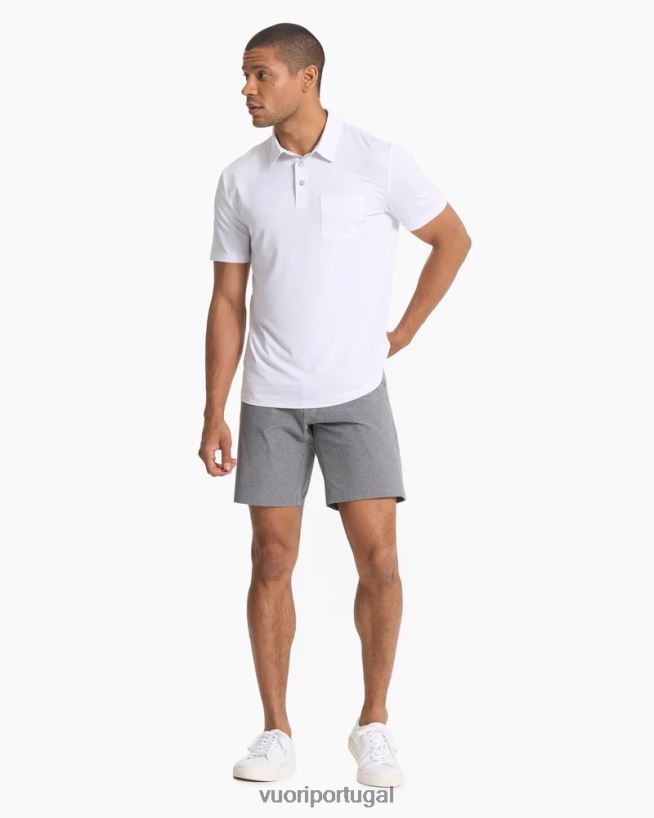 branco polo zéfiro homens Vuori 68NJ8J525 roupas