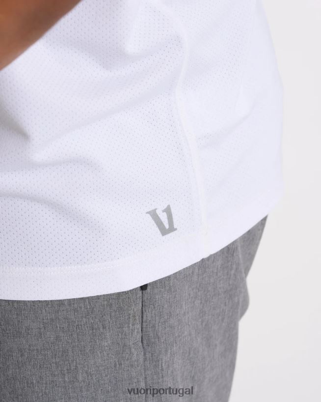 branco polo zéfiro homens Vuori 68NJ8J525 roupas