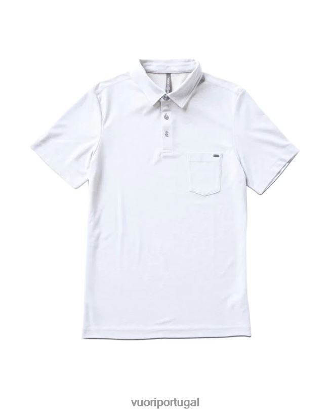 branco ás pólo homens Vuori 68NJ8J521 roupas
