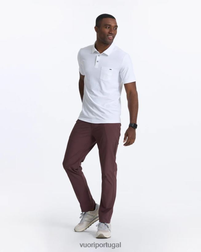 branco ás pólo homens Vuori 68NJ8J521 roupas