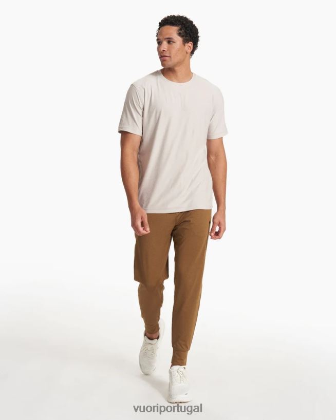 camurça urze camiseta strato tech homens Vuori 68NJ8J471 roupas