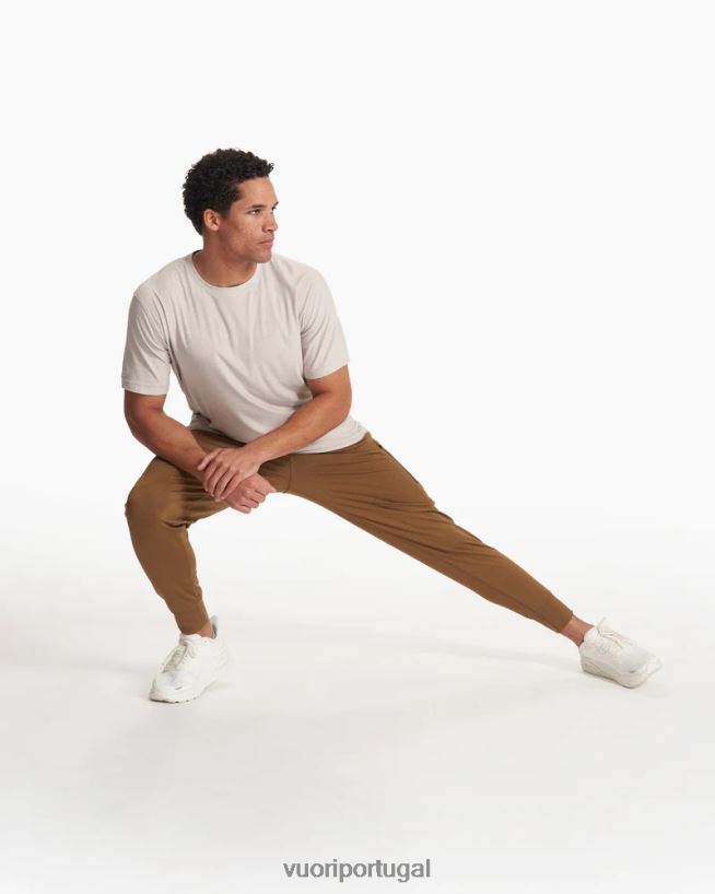 camurça urze camiseta strato tech homens Vuori 68NJ8J471 roupas