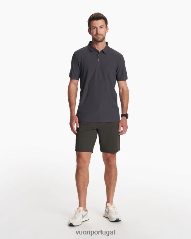 carvão ás pólo homens Vuori 68NJ8J523 roupas