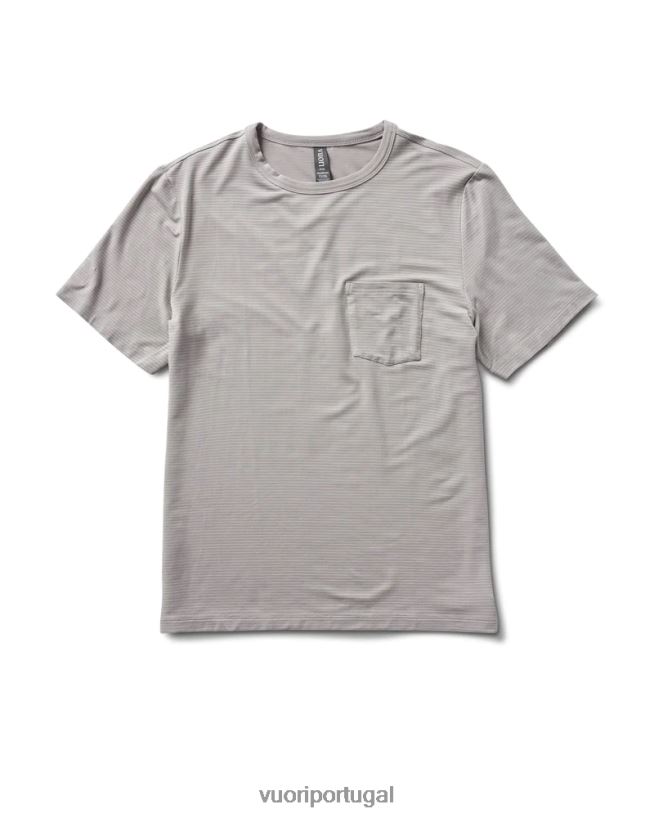 névoa camiseta de tecnologia linear homens Vuori 68NJ8J510 roupas