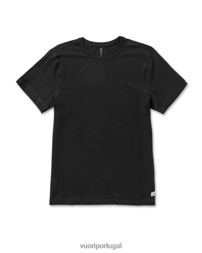 preto camiseta tuvalu homens Vuori 68NJ8J462 roupas