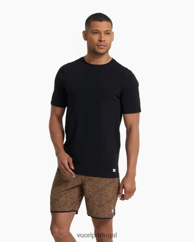 preto camiseta tuvalu homens Vuori 68NJ8J462 roupas