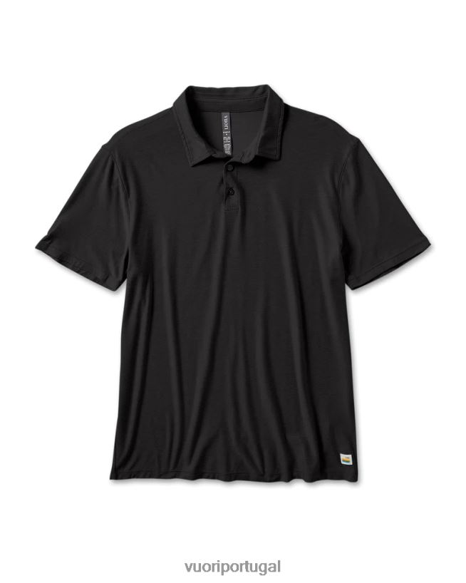 preto polo tech strato homens Vuori 68NJ8J490 roupas