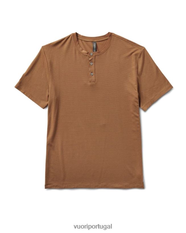 rum henley linear homens Vuori 68NJ8J530 roupas