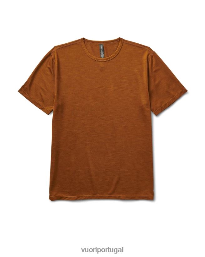 urze caramelo camiseta zéfiro homens Vuori 68NJ8J508 roupas