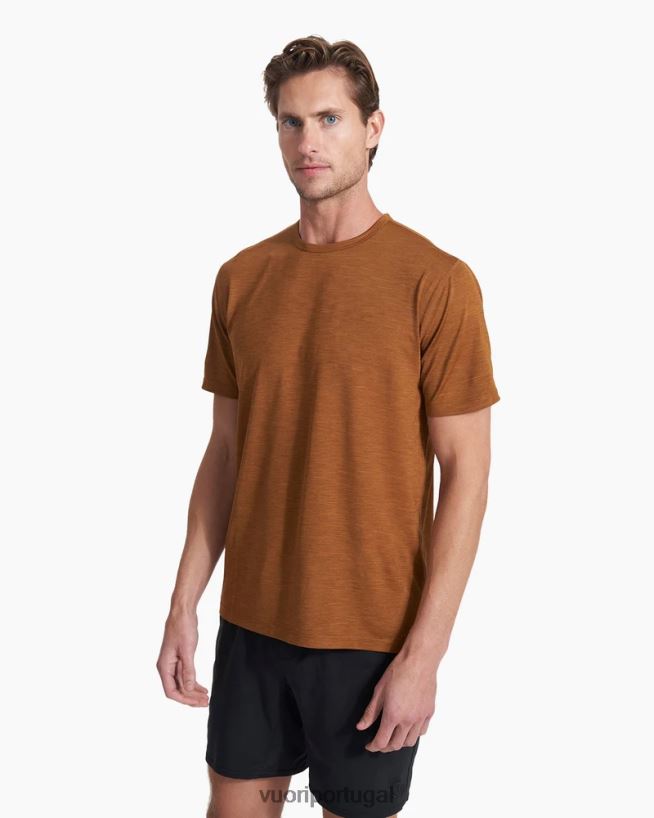 urze caramelo camiseta zéfiro homens Vuori 68NJ8J508 roupas