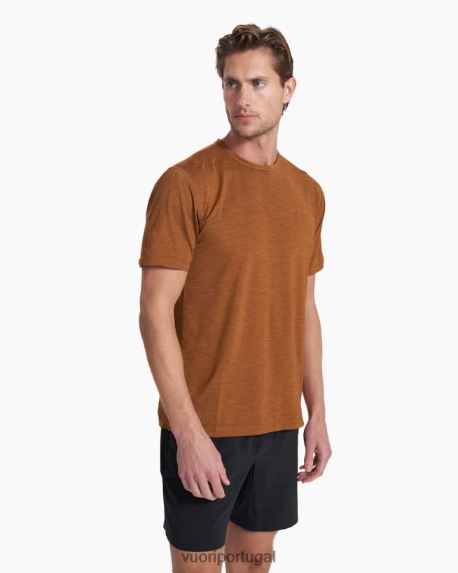 urze caramelo camiseta zéfiro homens Vuori 68NJ8J508 roupas