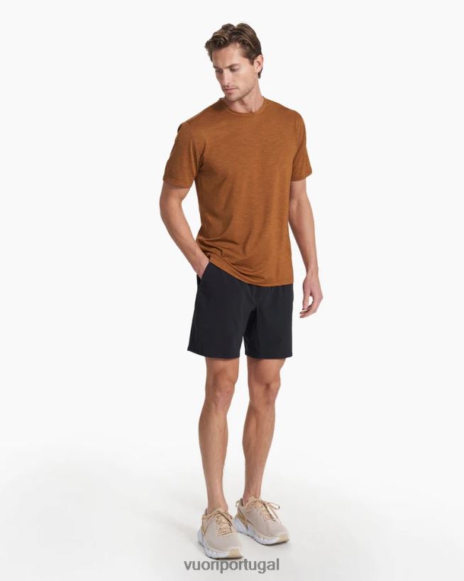 urze caramelo camiseta zéfiro homens Vuori 68NJ8J508 roupas