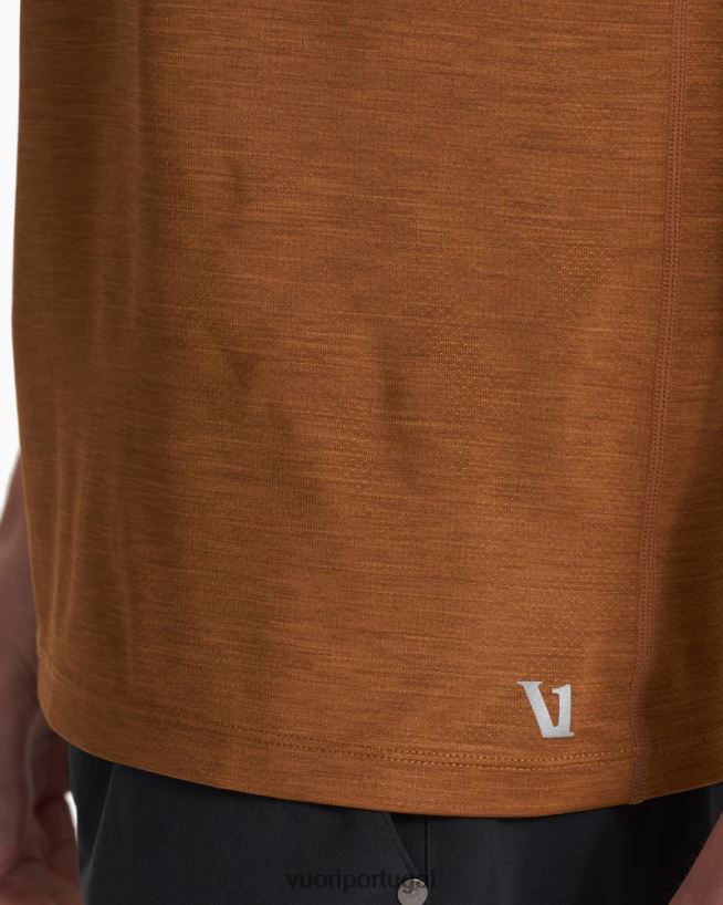 urze caramelo camiseta zéfiro homens Vuori 68NJ8J508 roupas