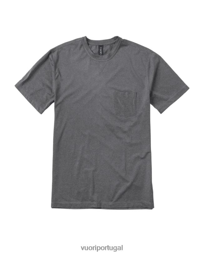urze cinza camiseta de desempenho tradewind homens Vuori 68NJ8J474 roupas