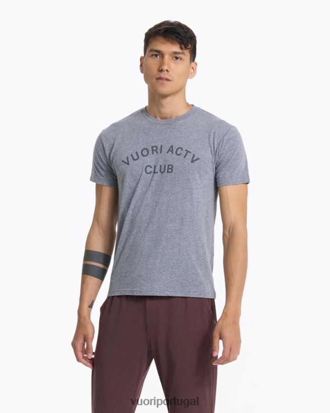 urze cinza camiseta do clube actv homens Vuori 68NJ8J512 roupas