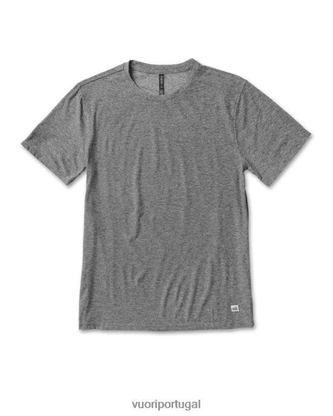 urze cinza camiseta strato tech homens Vuori 68NJ8J466 roupas