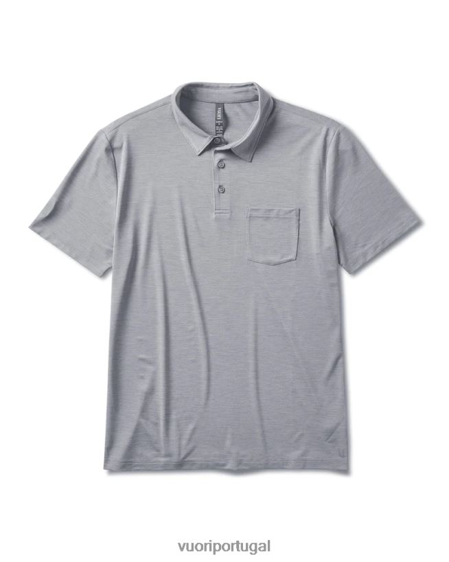urze cinza polo zéfiro homens Vuori 68NJ8J524 roupas