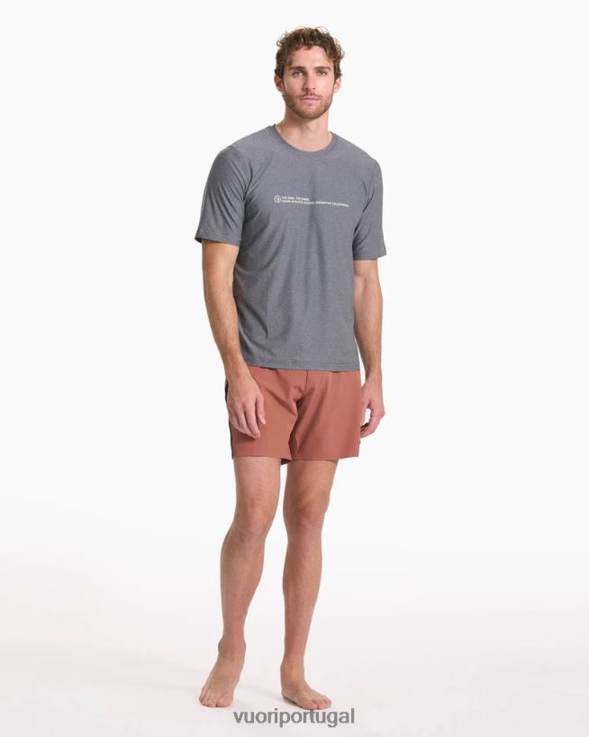 urze de carvão camiseta de água uluwatu 23 de manga curta homens Vuori 68NJ8J494 roupas