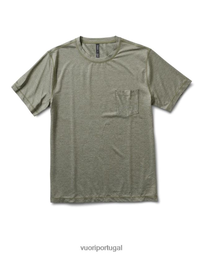 urze do exército camiseta de desempenho tradewind homens Vuori 68NJ8J505 roupas