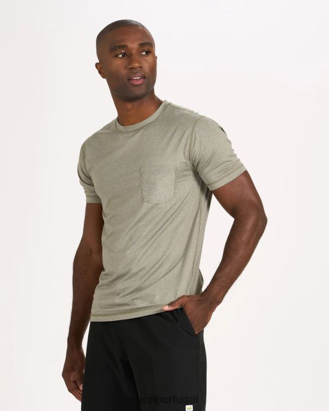 urze do exército camiseta de desempenho tradewind homens Vuori 68NJ8J505 roupas