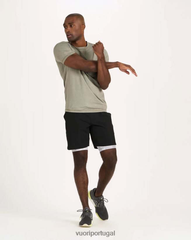 urze do exército camiseta de desempenho tradewind homens Vuori 68NJ8J505 roupas