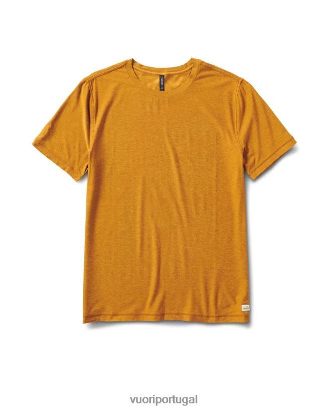 urze dourada escura camiseta strato tech homens Vuori 68NJ8J472 roupas