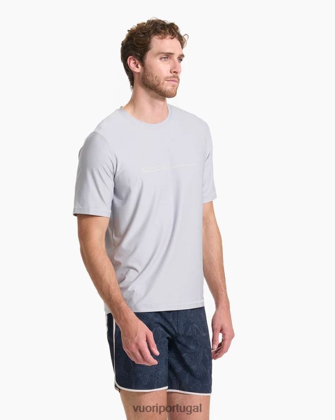 urze platina camiseta de água uluwatu 23 de manga curta homens Vuori 68NJ8J492 roupas