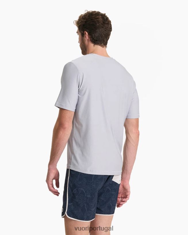 urze platina camiseta de água uluwatu 23 de manga curta homens Vuori 68NJ8J492 roupas