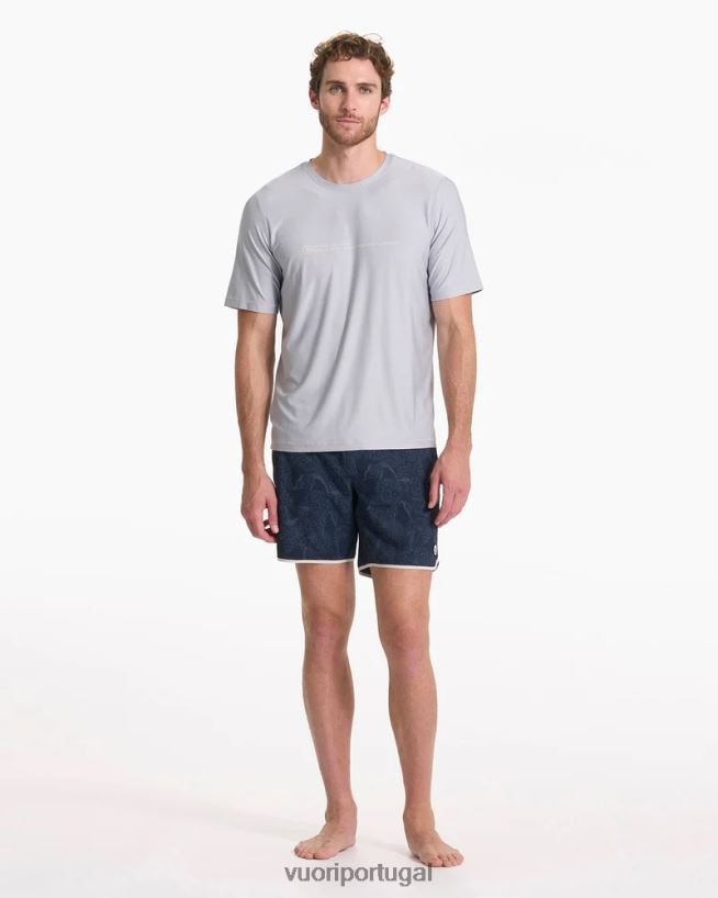 urze platina camiseta de água uluwatu 23 de manga curta homens Vuori 68NJ8J492 roupas