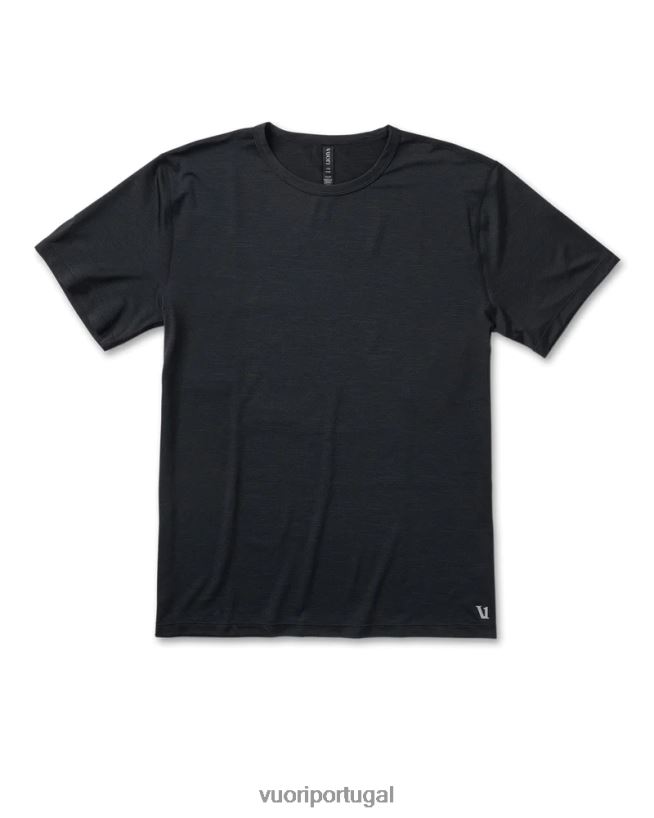 urze preta camiseta zéfiro homens Vuori 68NJ8J483 roupas