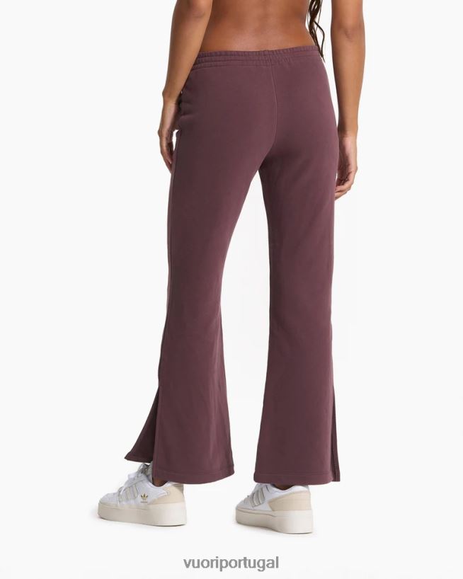castanha calça sedona wideleg mulheres Vuori 68NJ8J341 roupas