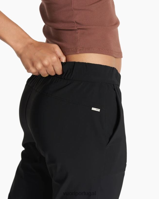 preto calça de tornozelo milhas mulheres Vuori 68NJ8J347 roupas