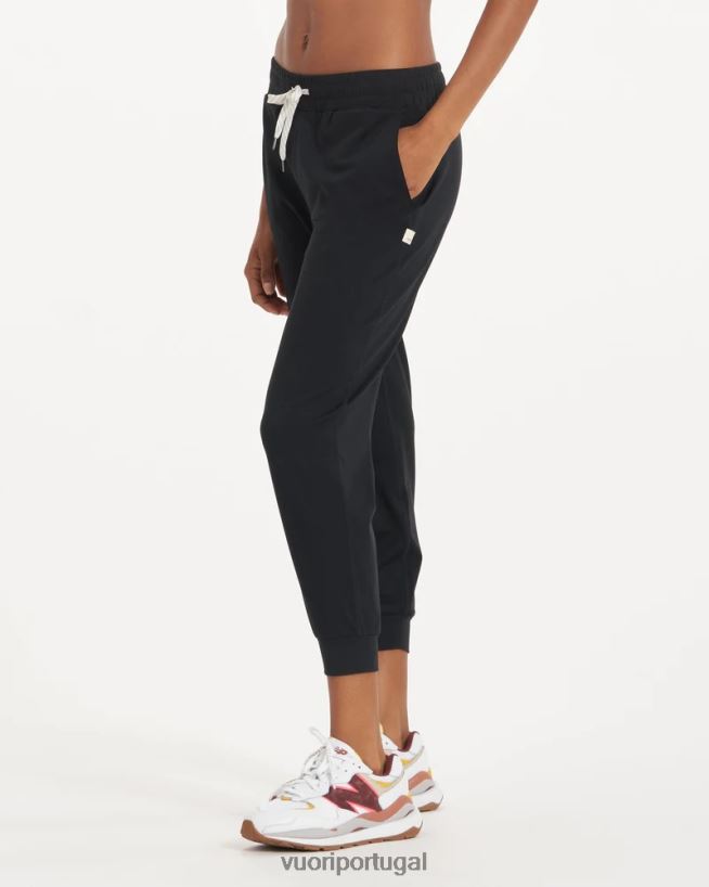preto corredor de desempenho mulheres Vuori 68NJ8J299 roupas