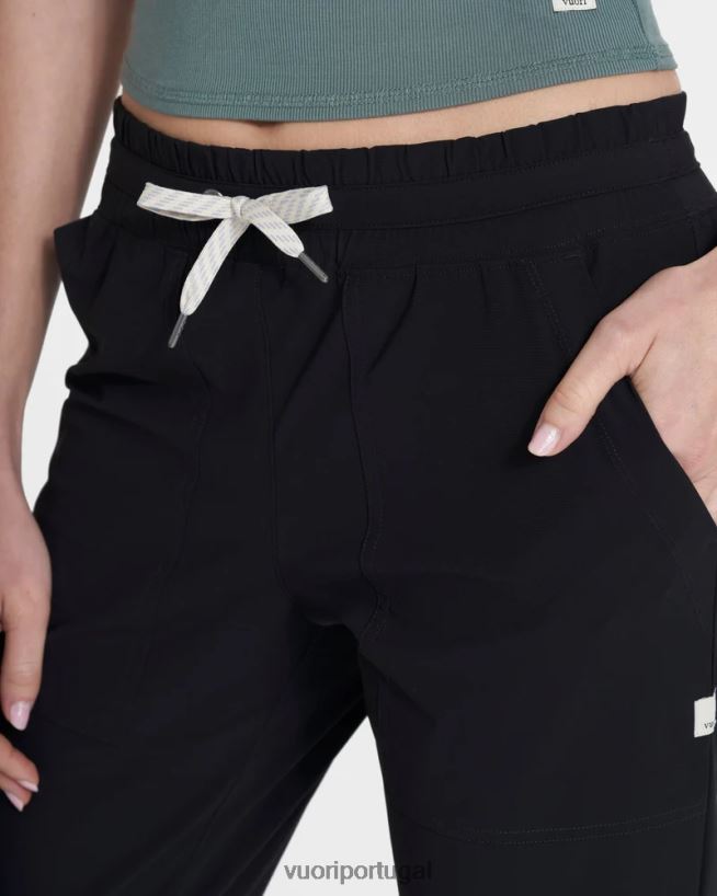 preto corredor de milhas mulheres Vuori 68NJ8J312 roupas