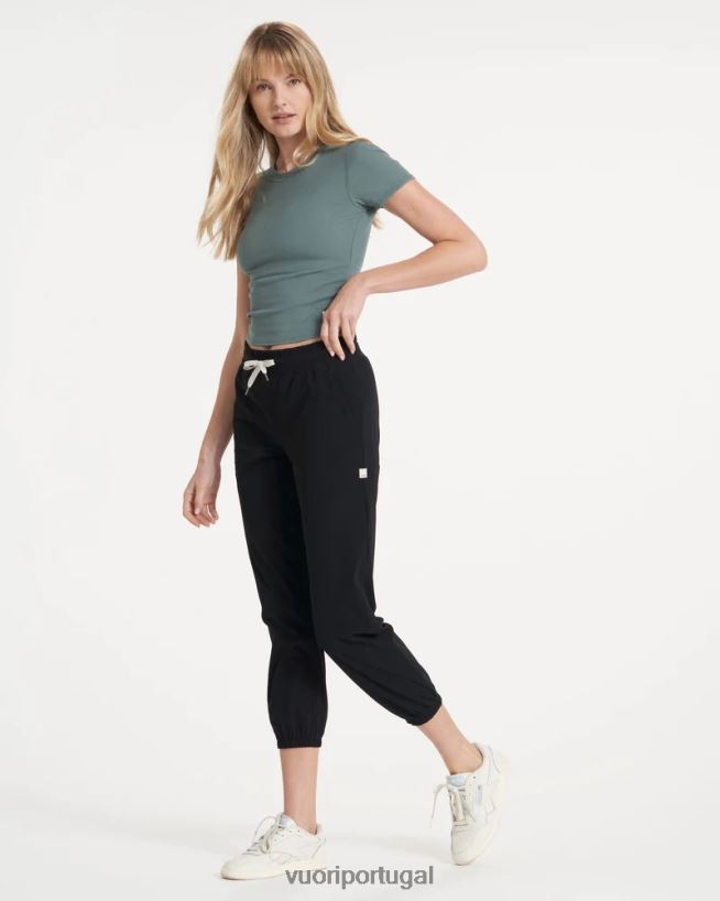 preto corredor de milhas mulheres Vuori 68NJ8J312 roupas