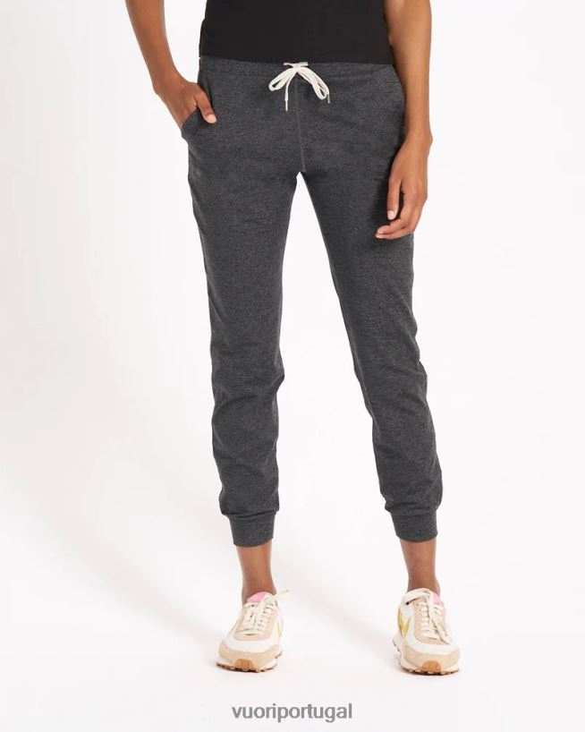 urze de carvão jogger de desempenho - longo mulheres Vuori 68NJ8J306 roupas