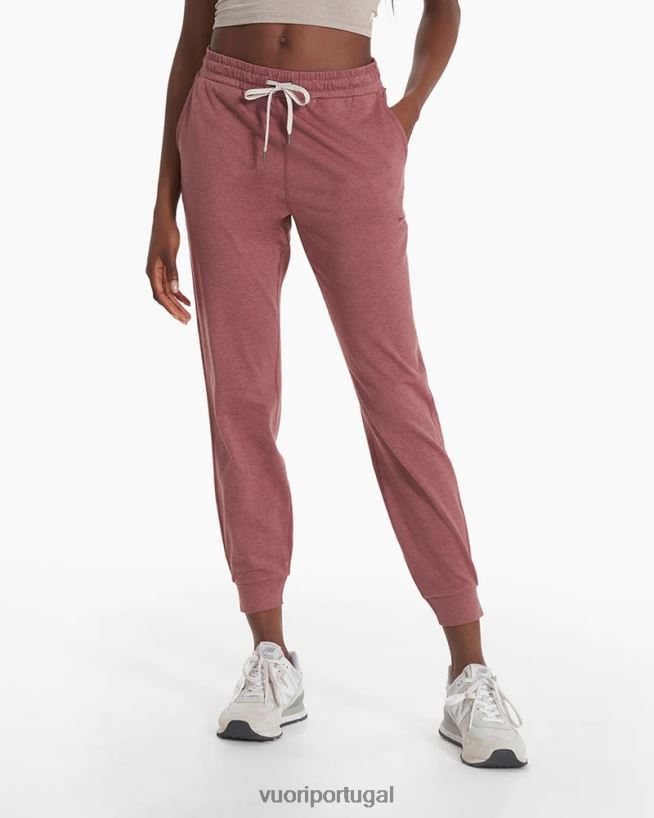 urze marsala jogger de desempenho - longo mulheres Vuori 68NJ8J309 roupas