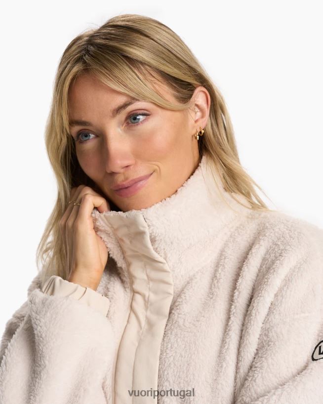 duna jaqueta sherpa aconchegante mulheres Vuori 68NJ8J160 roupas