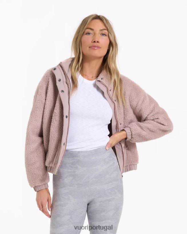 âmbar jaqueta sherpa aconchegante mulheres Vuori 68NJ8J143 roupas