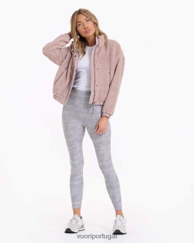 âmbar jaqueta sherpa aconchegante mulheres Vuori 68NJ8J143 roupas